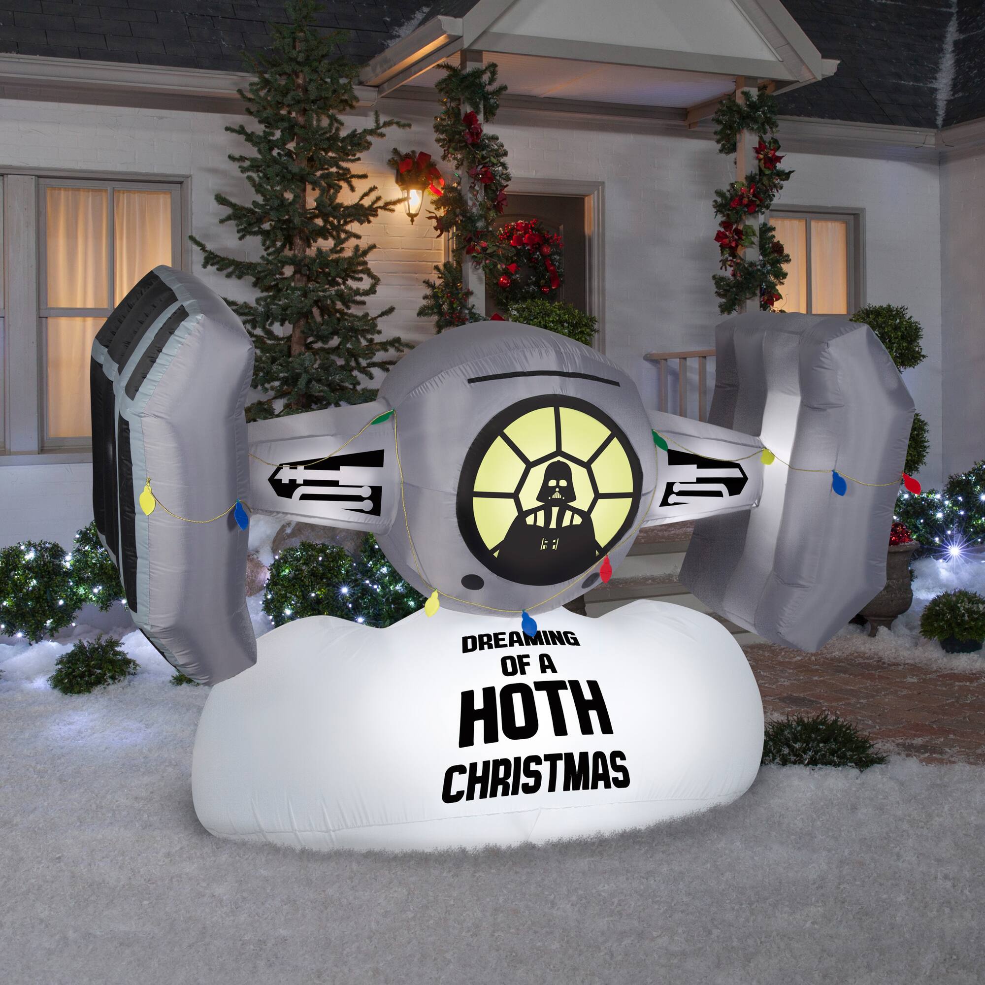 6ft. Airblown® Inflatable TIE Fighter with Darth Vader
